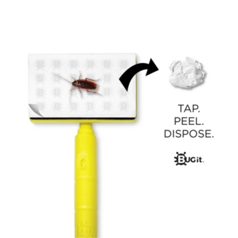 Bug It Extended Reach Pest Trap Insect Remover Wand 28" Fly Mosquito Catcher